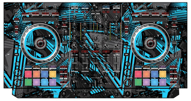 Pioneer DJ DDJ SX Skin Ridge Blue Light